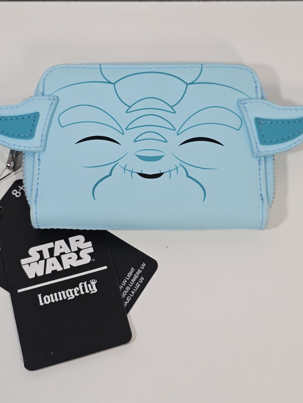 Loungefly Star Wars Yoda Hologram zip-around wallet